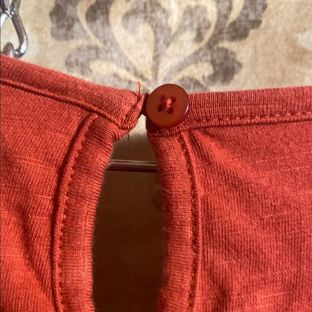 Embroidered Rust Top - Picture 8 of 8